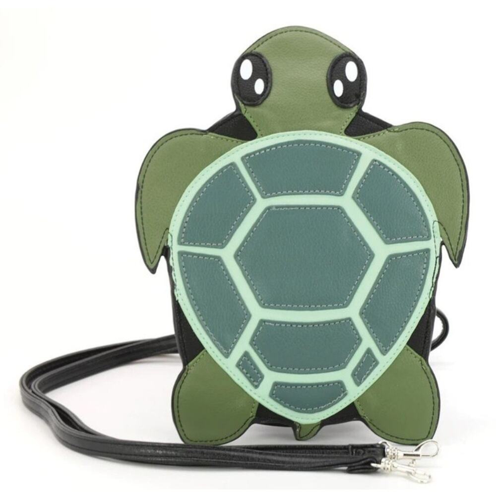 Sea Turtle Purse Crossbody Bag Sleepyville Critters Excellent Condition NWOT